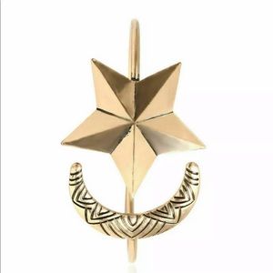 New! Moon and star arm cuff bracelet